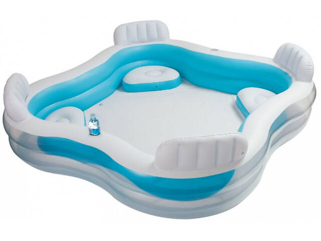 Надувний сімейний басейн Intex 56475, інтекс, 229X229 см - Фото 2