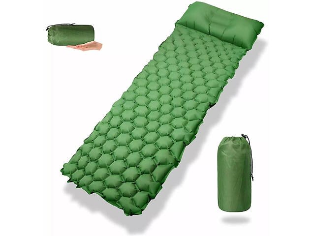 Надувной туристический коврик-матрас 190x60x5 см WMC-TRI-017 - Фото 1