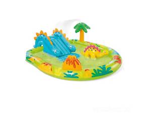Надувний ігровий центр 'Динопарк' 57166 Intex 191 х 152 х 58 см, об'єм 143 л (6903317442720)