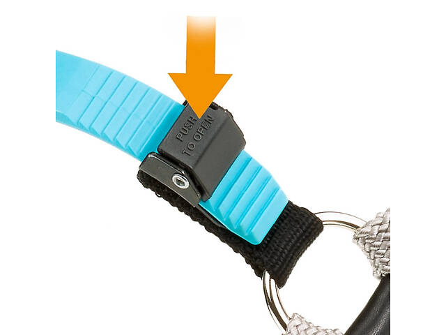 Нагрудная шлейка для собак из нейлона с микрорегулировкой Ferplast Agila Sport (Ферпласт Агила Спорт) A = B 57 ÷ 65 см Ø - Фото 4