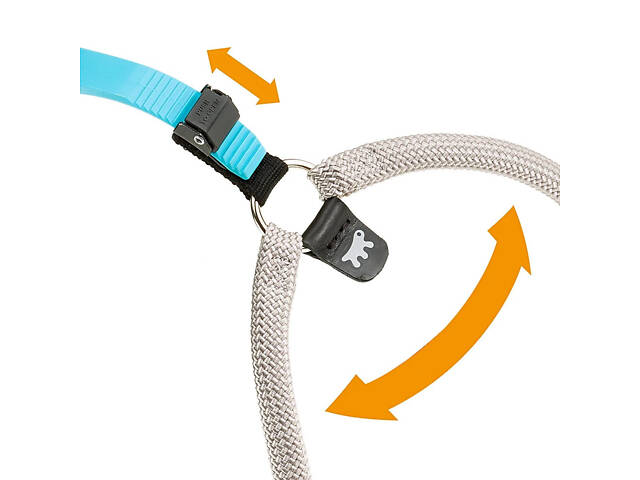 Нагрудная шлейка для собак из нейлона с микрорегулировкой Ferplast Agila Sport (Ферпласт Агила Спорт) A = B 69 ÷ 77 см Ø - Фото 4