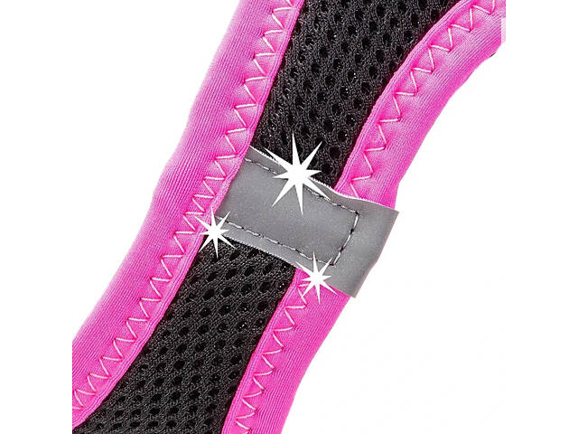 Нагрудна світловідбиваюча шлейка для собак з дихаючого нейлону Ferplast Kaori P (Ферпласт Каори П) XL - A: 42 ÷ 54 см - - Фото 4