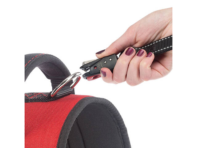 Нагрудная светоотражающая шлейка для собак из высокопрочного нейлона Ferplast Hercules Р (Ферпласт Геркулес П) L - A: 54 - Фото 6