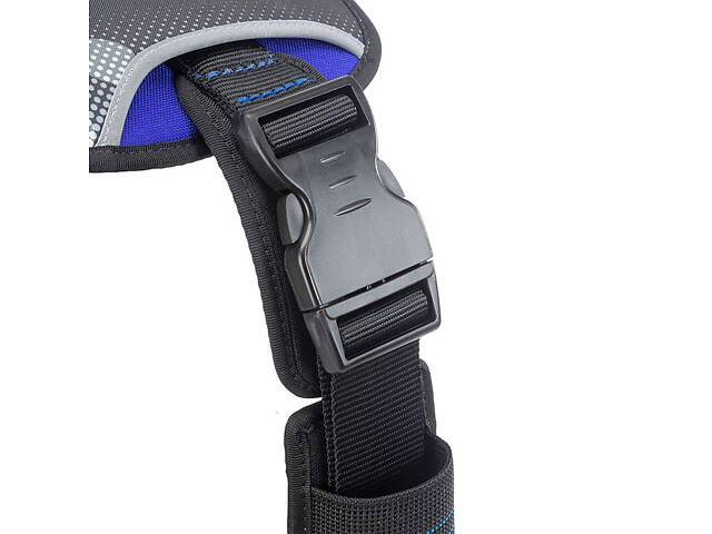 Нагрудная светоотражающая шлейка для собак из высокопрочного нейлона Ferplast Hercules Р (Ферпласт Геркулес П) XL - A: 5 - Фото 6