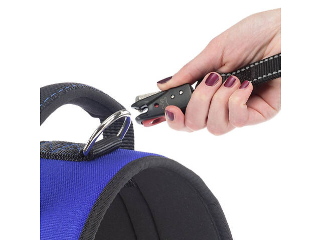 Нагрудная светоотражающая шлейка для собак из высокопрочного нейлона Ferplast Hercules Р (Ферпласт Геркулес П) XL - A: 5 - Фото 7