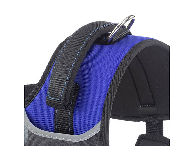 Нагрудная светоотражающая шлейка для собак из высокопрочного нейлона Ferplast Hercules Р (Ферпласт Геркулес П) XL - A: 5 - Фото 9