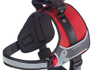 Нагрудна світловідбиваюча шлейка для собак з високоміцного нейлону Ferplast Hercules Р (Ферпласт Геркулес П) L - A: 54