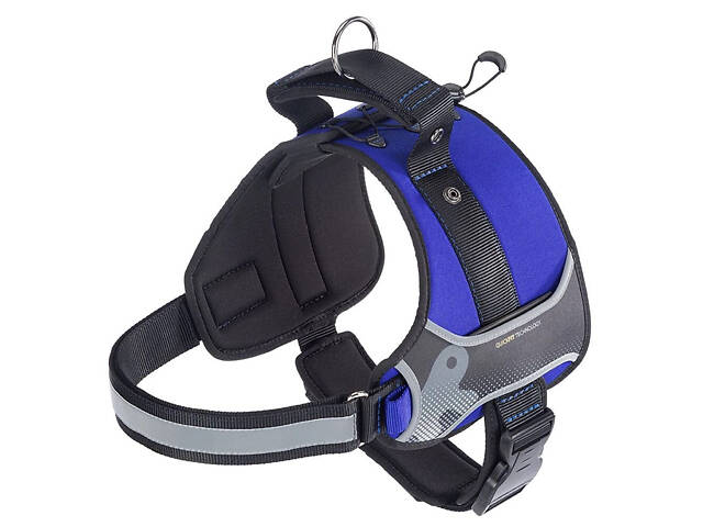 Нагрудная светоотражающая шлейка для собак из высокопрочного нейлона Ferplast Hercules Р (Ферпласт Геркулес П) XL - A: 5 - Фото 1