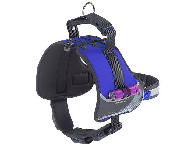 Нагрудная светоотражающая шлейка для собак из высокопрочного нейлона Ferplast Hercules Р (Ферпласт Геркулес П) XL - A: 5 - Фото 3