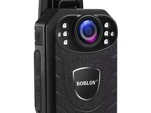 Нагрудный видеорегистратор для полиции - боди камера полицейского Boblov KJ21, 2 Мп, до 11 часов работы