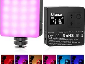 Накамерне світло LED RGB CRI95+ 2500-9000 К Ulanzi VL49 RGB Pro