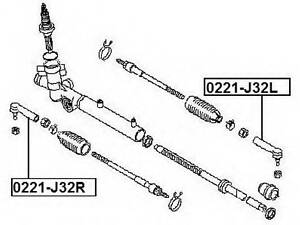 Наконечник рулевой тяги CTR CEN120