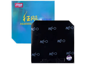 Накладка DHS Neo Hurricane 3 Provincial Blue 40 2.15 мм Чорний