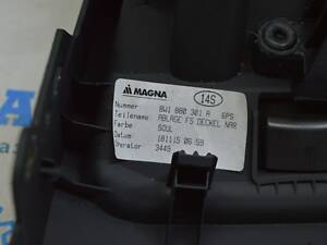 Накладка колени водителя Audi A4 B9 17- черная 8W1880301A 6PS