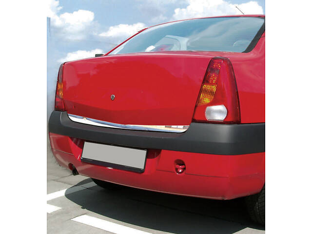 Накладка кромки багажника (нерж.) для Dacia Logan I 2008-2012 гг - Фото 1