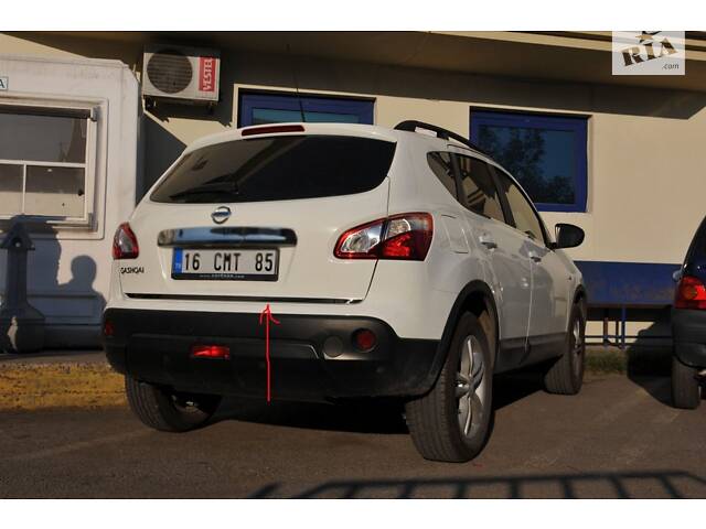 Накладка кромки крышки багажника (нерж.) OmsaLine - Итальянская нержавейка для Nissan Qashqai 2010-2014 гг - Фото 2