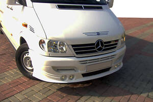 Накладка на бампер 4 фары для Mercedes Sprinter W901/902/903/904/905 1995-2006 гг