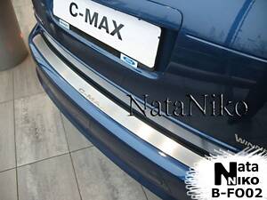 Накладка на бампер Ford C-Max II 2010- без загину NataNiko