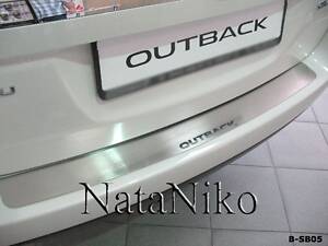 Накладка на бампер Subaru Outback IV 2009- без загиба NataNiko