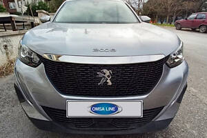 Накладка на капот (1 шт, нерж) для Peugeot 2008 2019-2024 гг