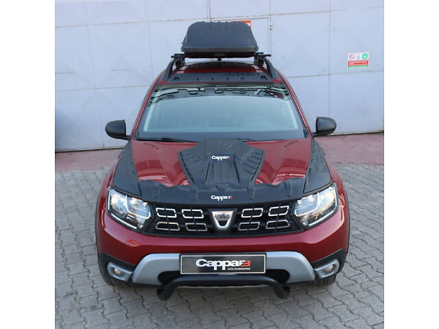 Накладка на капот (ABS) для Dacia Duster 2018-2024 гг - Фото 2