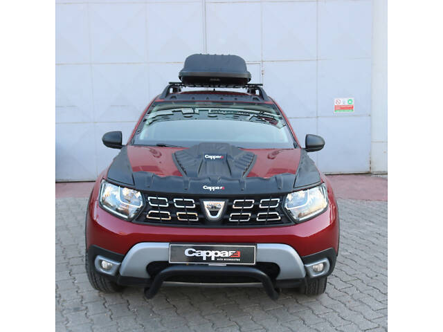Накладка на капот (ABS) для Dacia Duster 2018-2024 гг - Фото 3