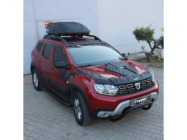 Накладка на капот (ABS) для Dacia Duster 2018-2024 гг - Фото 4