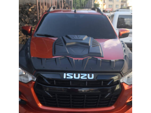 Накладка на капот (ABS) для Isuzu D-Max 2019- гг - Фото 2