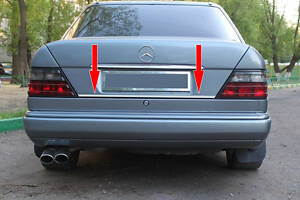 Накладка на кромку багажника (нерж) для Mercedes E-Class W124 1984-1997 гг.