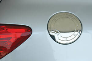 Накладка на лючок бензобака (HB, нерж.) для Peugeot 307
