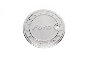 Накладка на лючок бензобака (нерж.) для Ford Fusion 2002-2009 гг