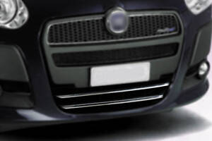 Накладка на нижнюю решетку (2010-2015, 2 шт, нерж.) для Fiat Doblo II