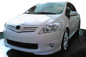 Накладка на передний бампер (под покраску) Toyota Auris 2007-2012 гг.