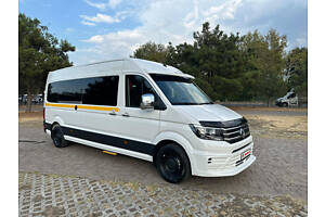 Накладка на передний бампер 510B (под покраску) для Volkswagen Crafter 2017-2024 гг