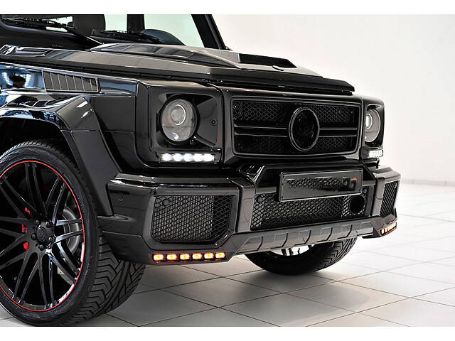 Накладка на передний бампер BRBS для Mercedes G сlass W463 1990-2018 гг - Фото 3