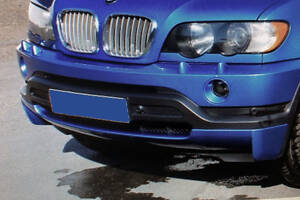 Накладка на передний бампер дорестайл (под покраску) для BMW X5 E-53 1999-2006 гг