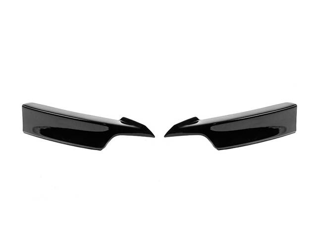 Накладка на передний бампер DPT Flap (для M-Performance, черный глянец) для BMW 3 серия F-30/31/34 2012-2019 гг - Фото 4