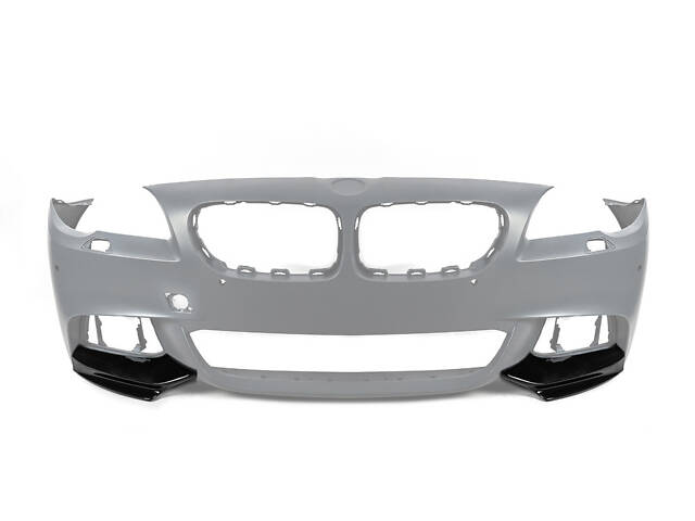 Накладка на передний бампер DPT Flap (для M-Performance, черный глянец) для BMW 5 серия F-10/11/07 2010-2016 гг - Фото 5