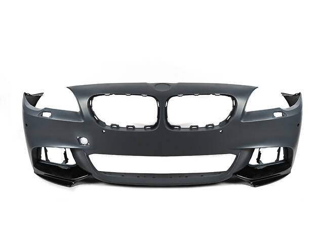 Накладка на передний бампер DPT Flap (для M-Performance, черный глянец) для BMW 5 серия F-10/11/07 2010-2016 гг - Фото 7