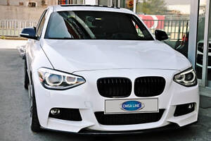 Накладка на передний бампер Lip для BMW 1 серия F20/21 2011-2019 гг