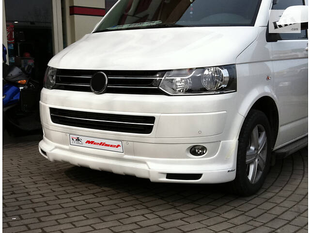 Накладка на передний бампер Sport 2 (под покраску) для Volkswagen T5 2010-2015 гг