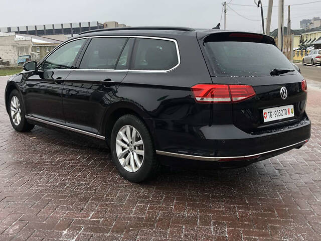 Накладка на торец заднего бампера SD/SW (3 шт, нерж) Carmos - Турецкая сталь для Volkswagen Passat B8 2015-2023 гг - Фото 2