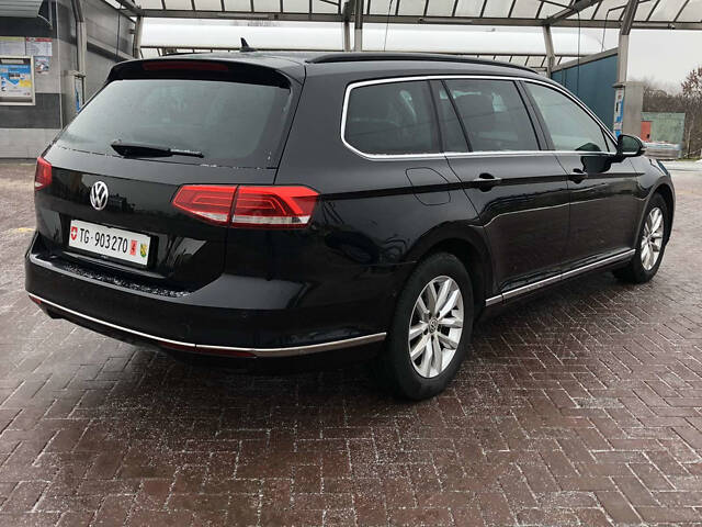 Накладка на торец заднего бампера SD/SW (3 шт, нерж) Carmos - Турецкая сталь для Volkswagen Passat B8 2015-2023 гг - Фото 3
