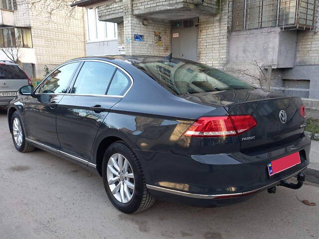 Накладка на торец заднего бампера SD/SW (3 шт, нерж) Carmos - Турецкая сталь для Volkswagen Passat B8 2015-2023 гг - Фото 1