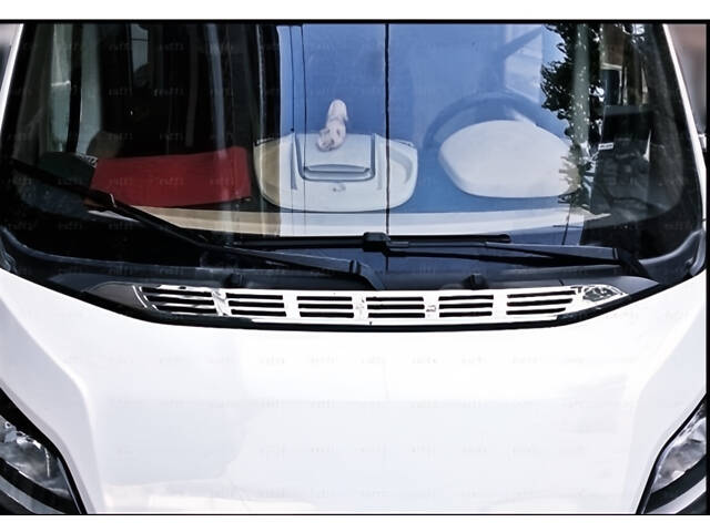 Накладка на воздухоотвод (нерж) для Fiat Ducato 2006-2025 гг - Фото 1