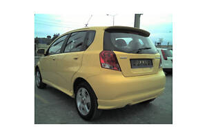 Накладка на задний бампер (под покраску) для Chevrolet Aveo T200 2002-2008 гг