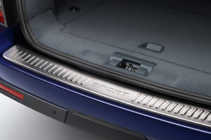 Накладка на задний бампер 2010-2013 (нерж) для Range Rover Sport