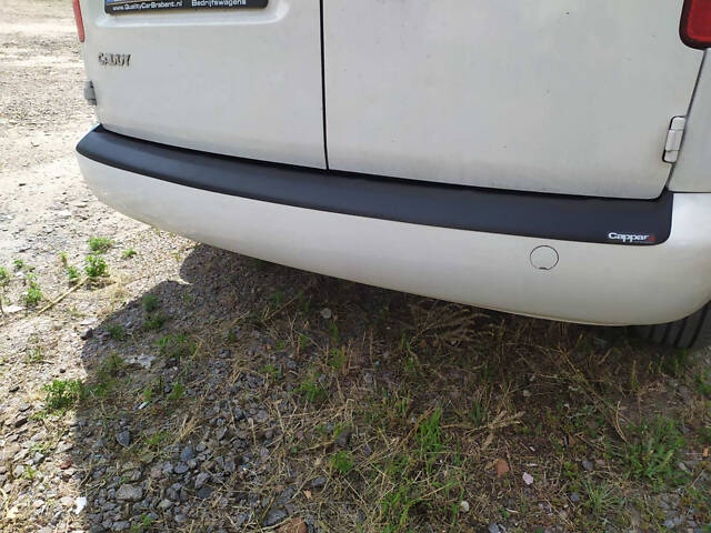 Накладка на задний бампер (ABS) для Volkswagen Caddy 2010-2015 гг - Фото 1
