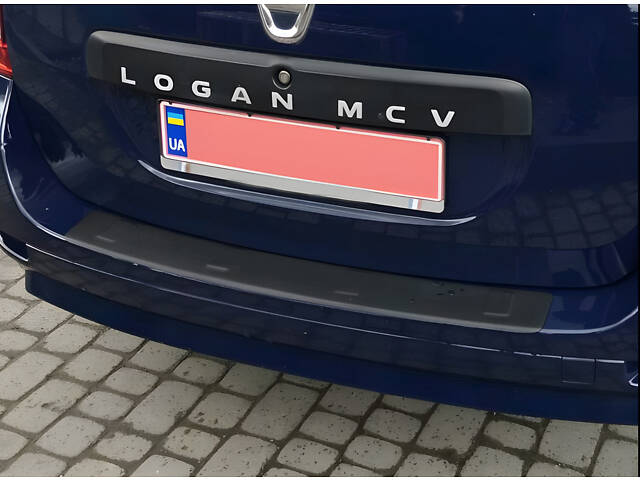 Накладка на задний бампер (ABS, Esa) для Renault Logan MCV 2013-2022 гг - Фото 1