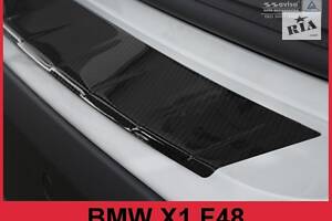 Накладка на задний бампер BMW X1 F48 (2/49104)